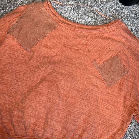 Free People 5 star sweet cinnamon tee Size XS OVERSIZED can fit medium - Picture 6 of 10